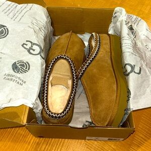 Woman Ugg Tasman size 9 new with box chestnut